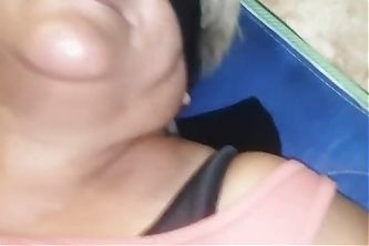 Fat stepmother full of cum asks me to take off the condom before finishing